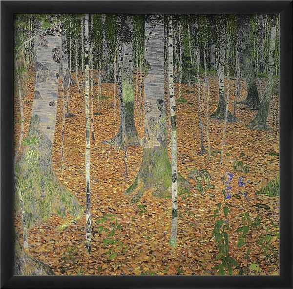 The Birch Wood - Gustav Klimt Painting